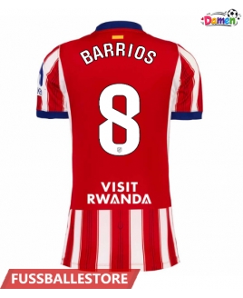 Günstige Atletico Madrid Pablo Barrios #8 Heimtrikot Damen 2026-27 Kurzarm